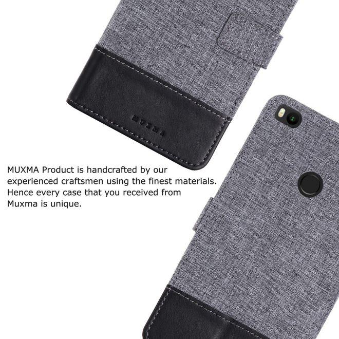 Actual product image MU Classic Two color leather/fabric cover (Mi Max 2)