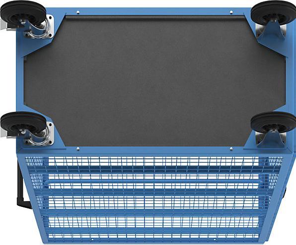 Image du produit eurokraft pro Chariot à plateaux grillagés (500 kg)