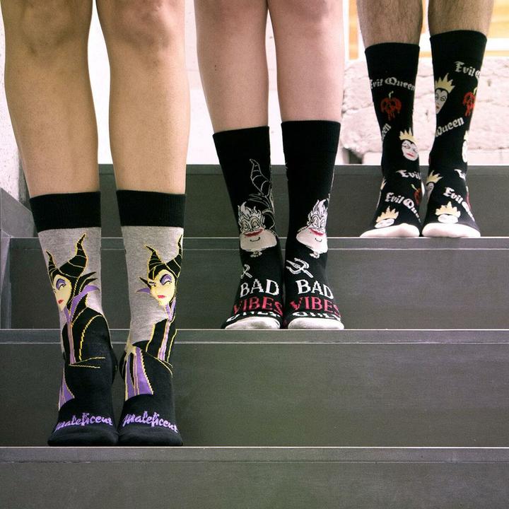 Image du produit Cerdá Chaussettes Disney Villains Bad Vibes Only 36-43 (Une unité par pack, 36 - 43)