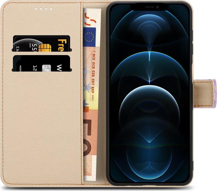 Actual product image Cadorabo Book cover with print (Apple iPhone 12, Realme 12 Pro+)