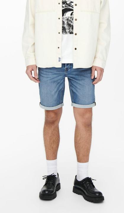 Immagine prodotto Only & Sons ONSPly Life Jog Pantaloncini di jeans blu (XS)