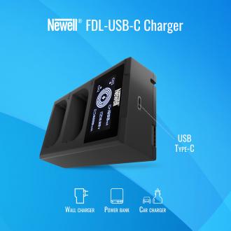 Productafbeelding Newell Cameralader FDL-USB-C Tweekanaals lader voor EN-EL15 batterijen (Lader)