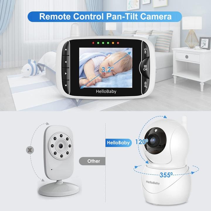 Produktbild HelloBaby HB66 pro (Babyphone mit Kamera, 300 m)