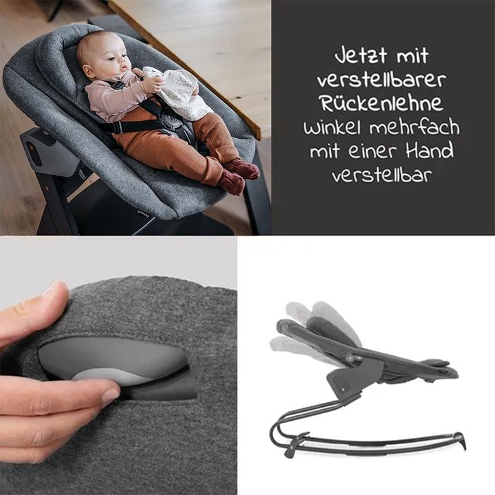 Produktbild Hauck Hochstühle Alpha Plus Natur XXL Newborn Set - Hochstuhl + 2in1 (Hochstuhl)