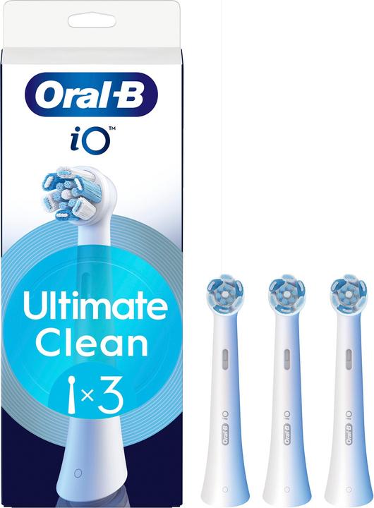 Oral-B Oral B - iO Series Ultimate Clean Replacement Brush Heads - White - 3 count (3 x)