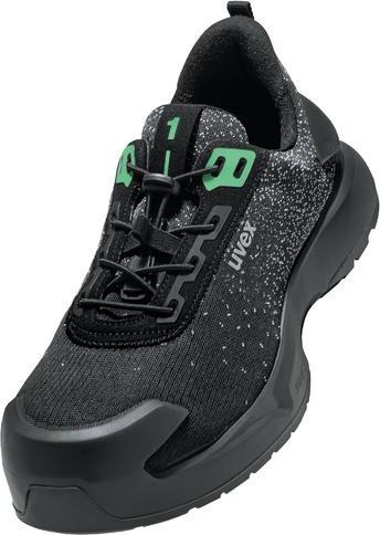 Uvex Sports uvex 1 x-craft Chaussures basses S1 PL 68083 noir, vert largeur 12 Taille 48 (S1P, 48)