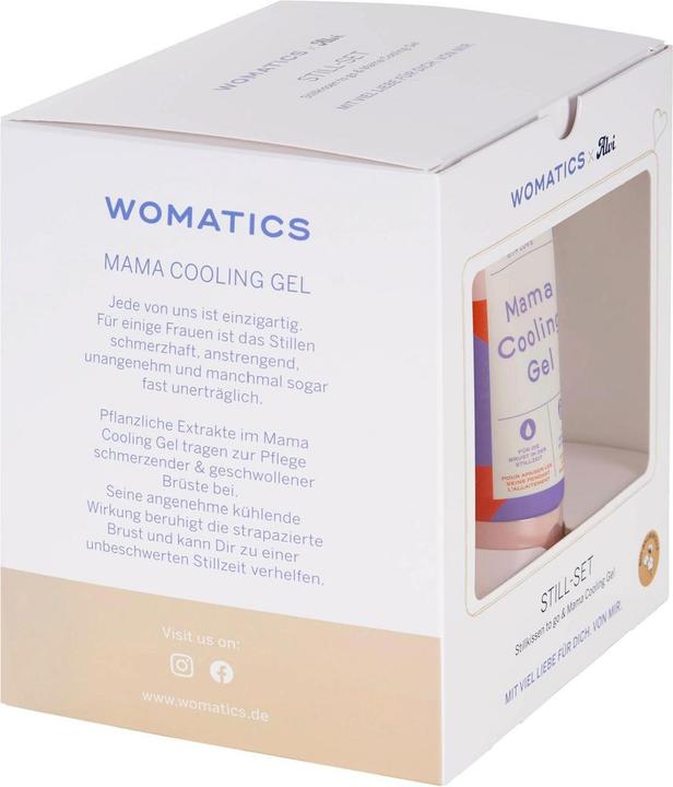 Image du produit Womatics Pommade pour mamelons Mama Cooling Gel + Alvi Coussinet d'allaitement 150 ml