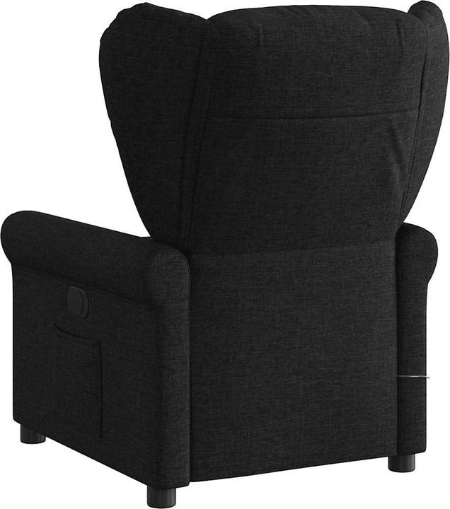 Actual product image VidaXL Massage chair electric black fabric