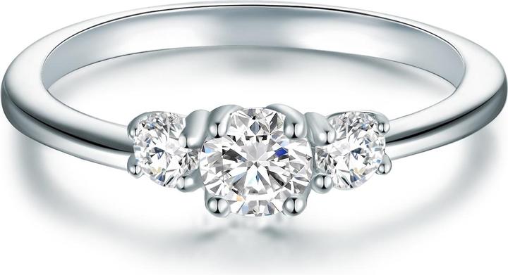Trilani Damen Sterling Silber Zirkonia silber - 9658