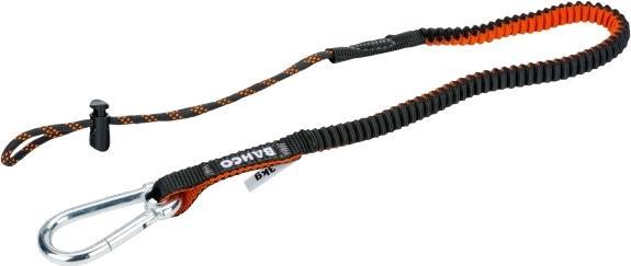 Actual product image Bahco Safety line with fixed carabiner and non-reversible loop, 3 kg, 1.2 m