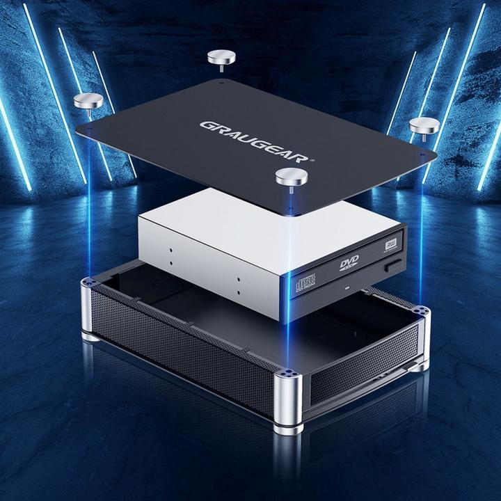 Image du produit Graugear Boîtier de lecteur externe 5,25" SATA Blu-Ray/DVD/CD (5.25")