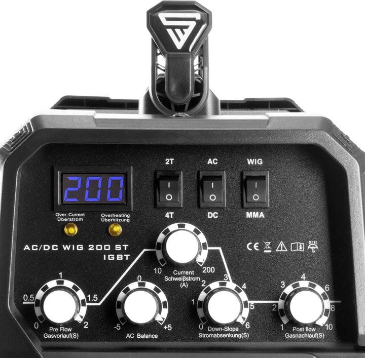 Produktbild Stahlwerk Kombi Schweissgerät AC/DC WIG 200 ST IGBT Vollausstattung 200 Ampere