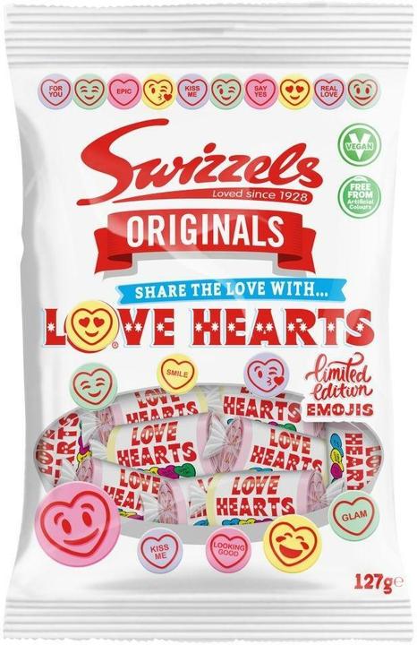 Image du produit Swizzels Bonbons et oursons en gomme Love Hearts Mini Rolls 127 (1 pcs, 127 g)