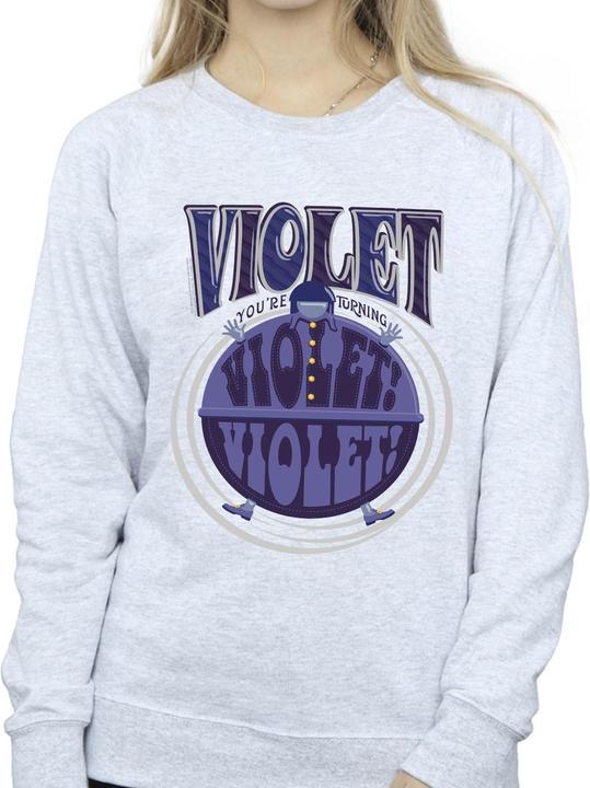 Produktbild Willy Wonka & the Chocolate Factory Violet Turning Violet Sweatshirt (3XL)