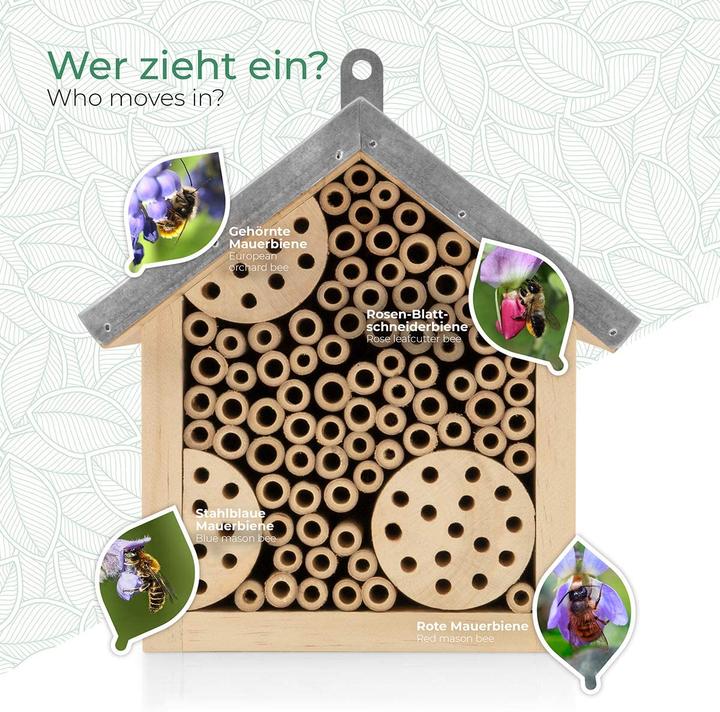 Produktbild Wildlife Friend Bienenhotel (Wildbienen, Marienkäfer)