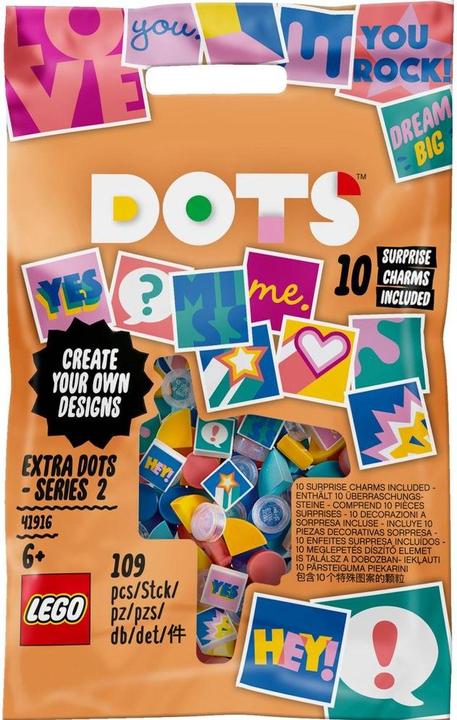 Produktbild LEGO Armband Ergänzungsset Comic (41916, LEGO Dots)