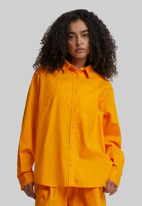 Produktbild Urban Classics Ladies Linen Mixed Oversized Shirt - 165597 (L)