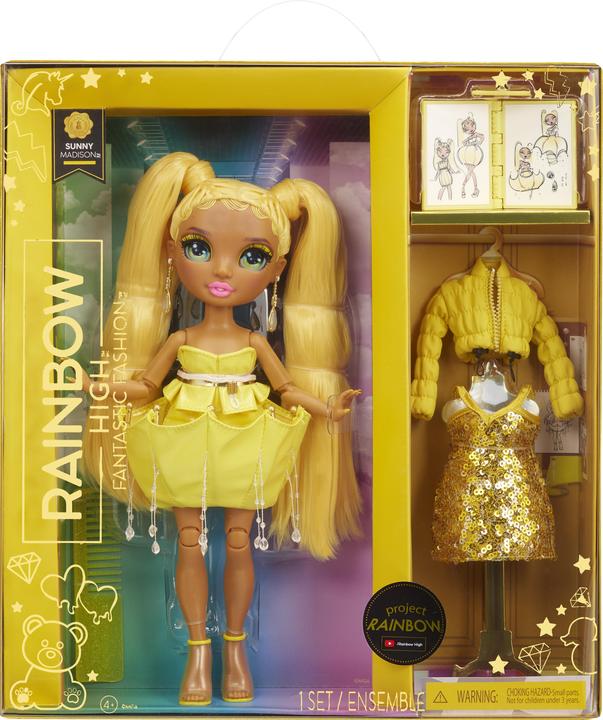 Produktbild MGA Rainbow High Fantastic Fashion Sunny
