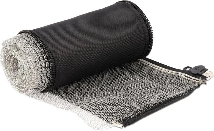 Immagine prodotto Delock Manicotto schermante intrecciato EMC con zip resistente al calore 1 m x 30 mm nero (Tubo cavi, 100 cm)