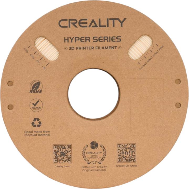 Actual product image Creality Hyper PLA (PLA, 1.75 mm, 1000 g, Beige)