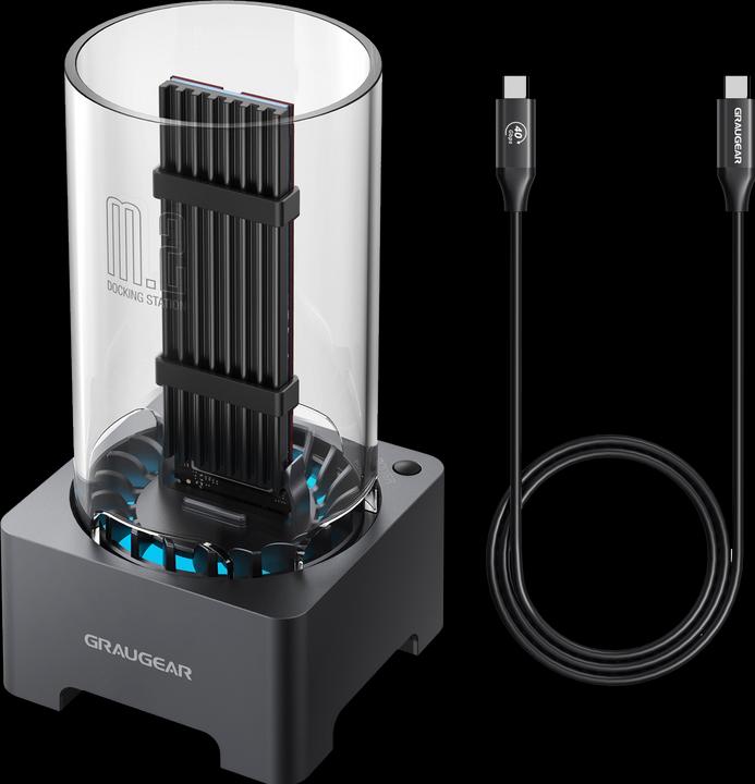 Graugear Docking Station USB 4.0 f. SSD M.2 PCIe Gen4x4 NVMe