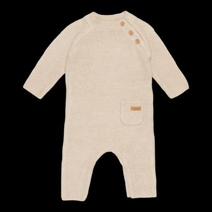 Actual product image Little Dutch Romper suit knitted sand (74)