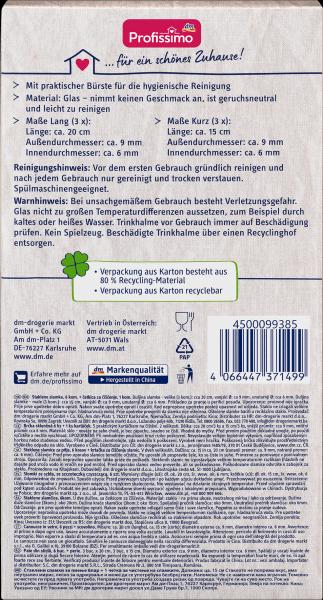 Image du produit dm Profissimo Trinkhalme aus Glas (6 x)