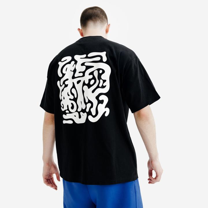 Actual product image Decathlon T-Shirt unisex grafisch - Relax schwarz (XL)