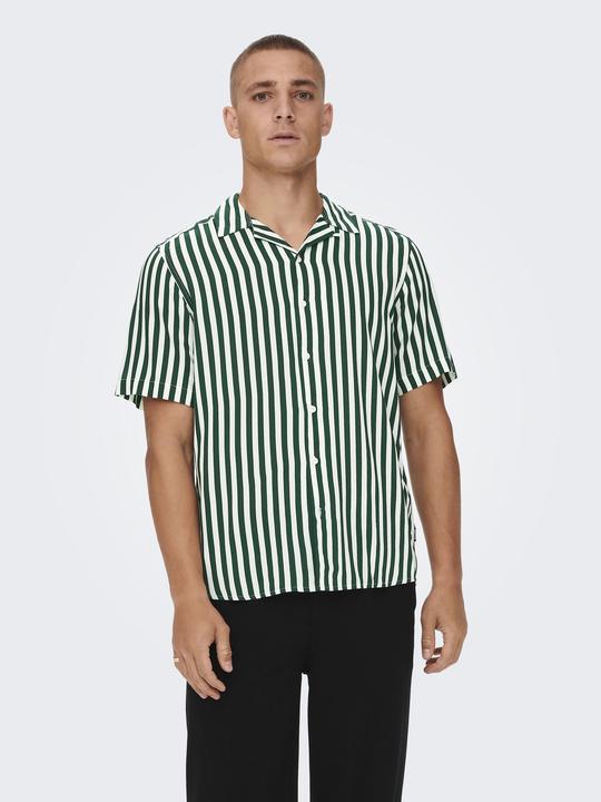 Image du produit Only & Sons Chemise rayée à manches courtes (M)