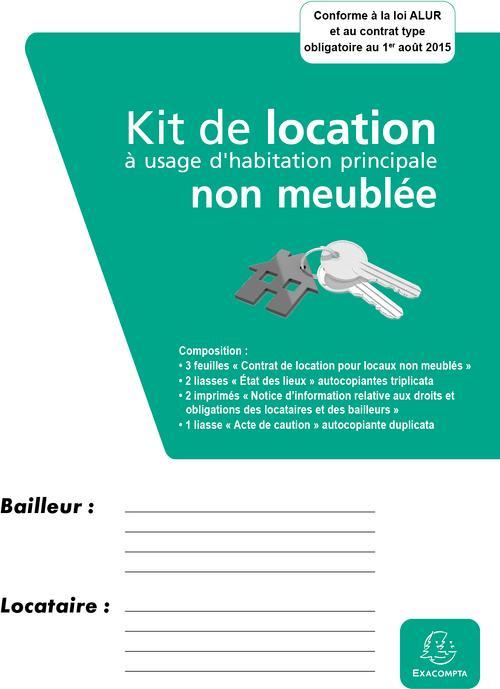 Energie-Label Exacompta Dossier location "Kit de location non meubl‚e" (10 x)