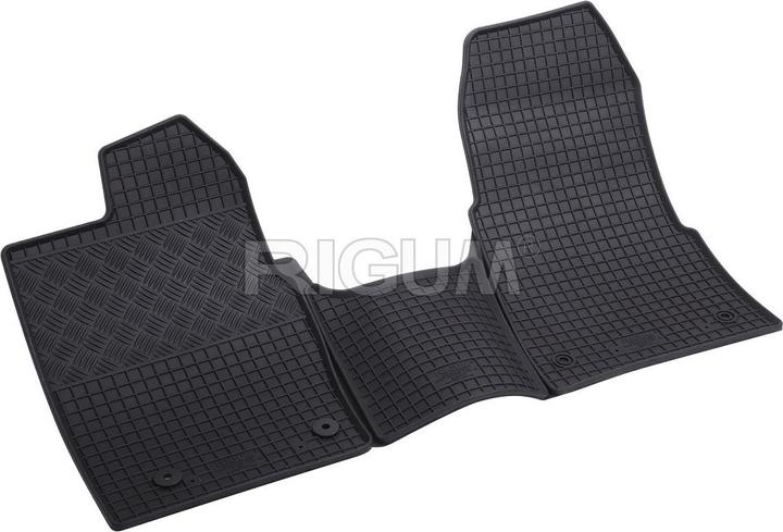 Produktbild Rigum Ford Tourneo Custom - Gummi Fussmatten (1 Set à 3 Fussmatten)