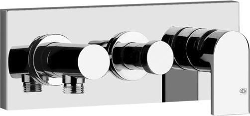 Immagine prodotto Gessi Emporio Via Manzoni set esterno per miscelatore monocomando doccia, con deviatore a 2 vie e go