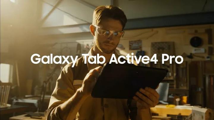 Actual product image Samsung Galaxy TabActive 4 Pro Enterprise Edition (5G, 10.10", 128 GB, Black)