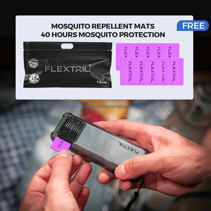 Actual product image Flextailgear Przenośny odstraszacz komarów 2w1 Flextail Max Repel S (zielony)