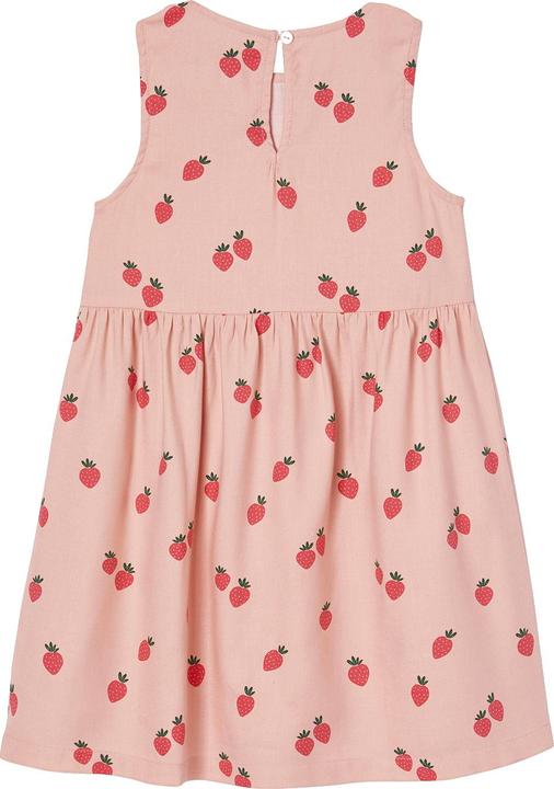Vertbaudet Ärmelloses Mädchen Kleid mit Muster und Zierschleifen