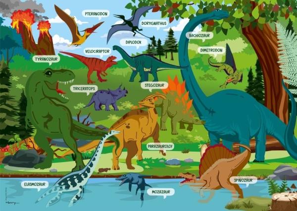 Image du produit Sous-main HENRY - Dinosaure