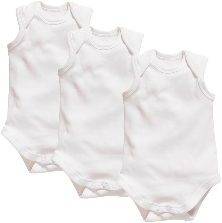 Schnizler 3er Pack ärmellos Body Uni