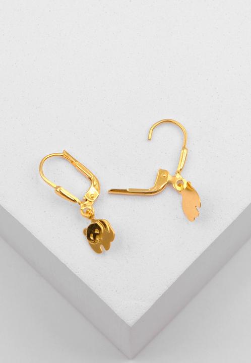 Actual product image Muau Panda bear (750/18K yellow gold)