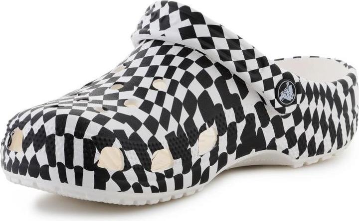Crocs Classic Warped Checker Clog (41, 41.5, 42, 41 1/3)