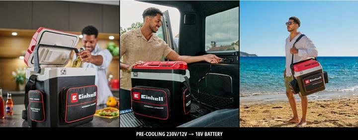 Actual product image Einhell Kühlbox TE-COL 18/27 Li-Solo (27 l)