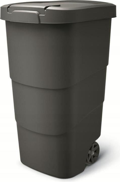 Prosperplast Gartenkorb WHEELER 110 L - schwarzes Recycling (110 l)