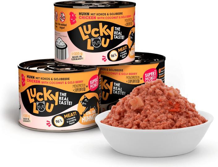 Produktbild Lucky Lou Katzen-Nassfutter (Adult, 1 Stk., 245 g)