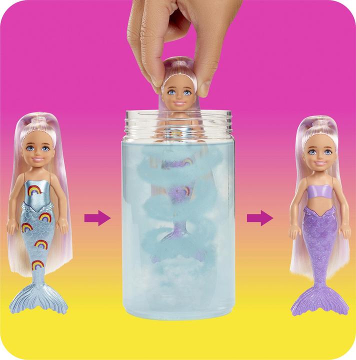 Actual product image Barbie Color Reveal Rainbow Mermaids Chelsea Dolls Assortment Series 1