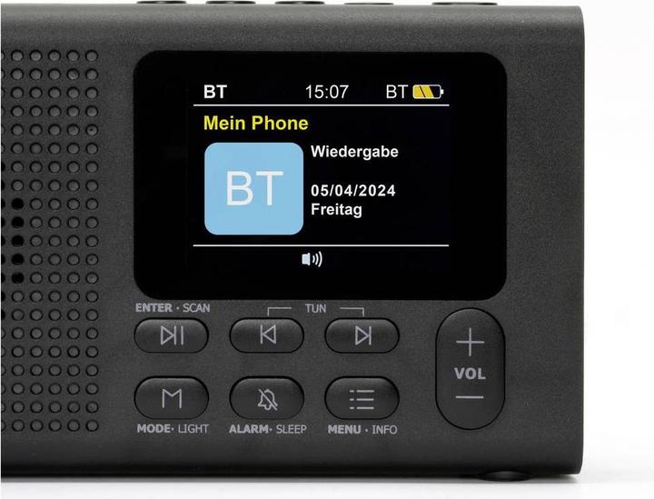 Produktbild Dynavox Weltempfänger DAB+, FM Bluetooth®, DAB+ Schwarz (FM, DAB+, Bluetooth)