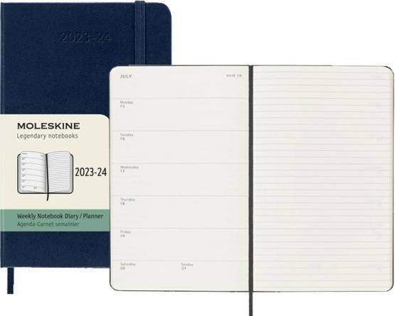 Produktbild Moleskine Schüleragenda Hard Cover Weekly Notebook (9 x 14 cm, Harter Einband, Englisch)