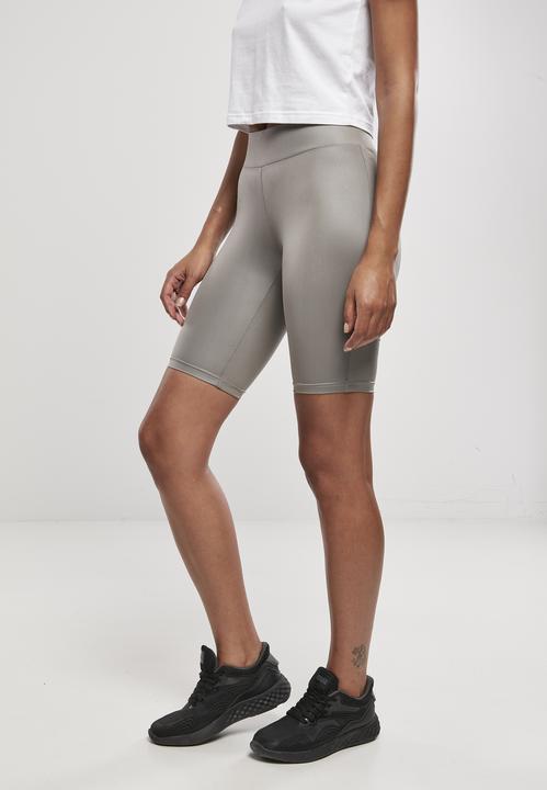 Actual product image Urban Classics Ladies Imitation Leather Cycle Shorts (XS)
