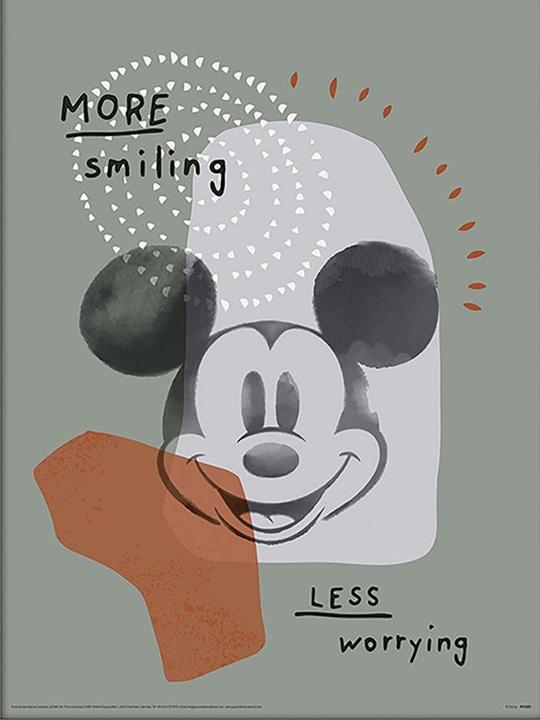 Actual product image Disney Haven More Smiling Mickey Mouse Print (40 x 30 cm)