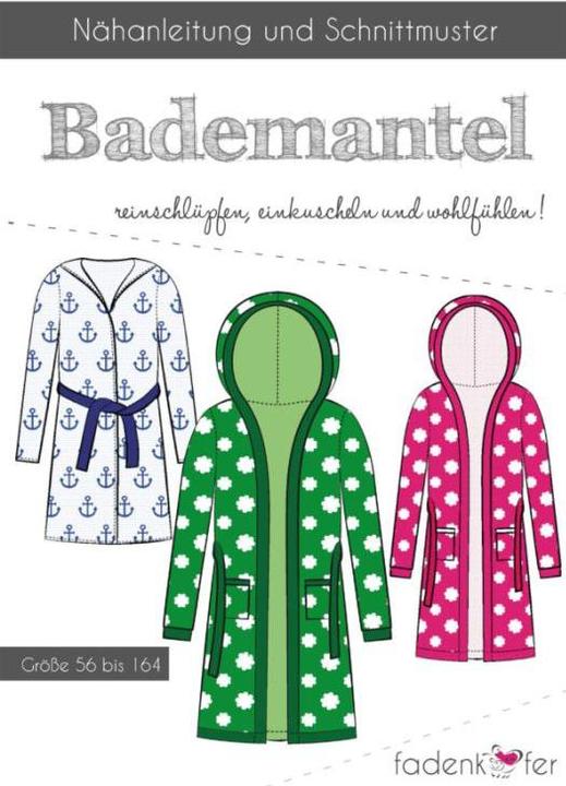 Produktbild Fadenkäfer Schnittmuster Bademantel