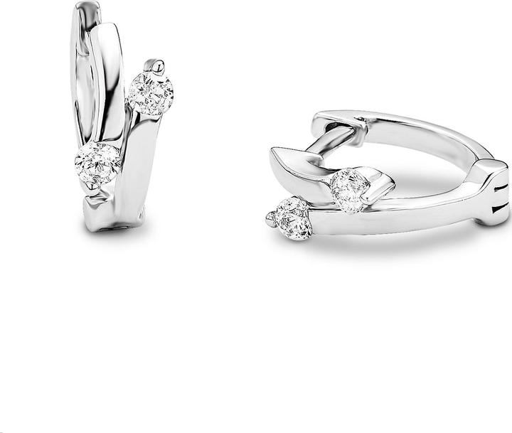 Amor Creolen (Zirkonia, Silber)