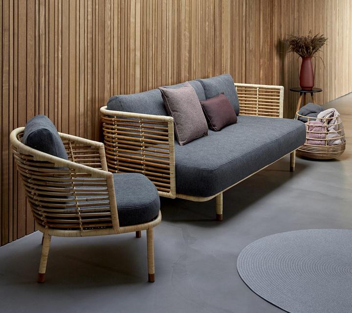 Actual product image Cane-line Circle Rug Outdoor rug Ø 140 cm (140 x 140 x 1 cm)